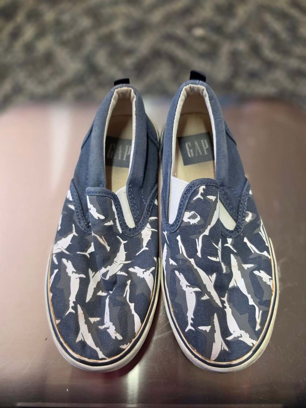 Gap Shark Print Slip On Sneakers
